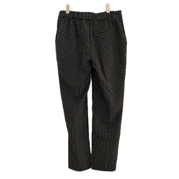 Rachel Zoe Black White Grid Pattern Pull On Ankle Pants Trousers XS - Picture 3 of 9